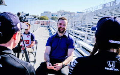 INDYCAR 2022: James Hinchcliffe with George and Julia Steinbrenner